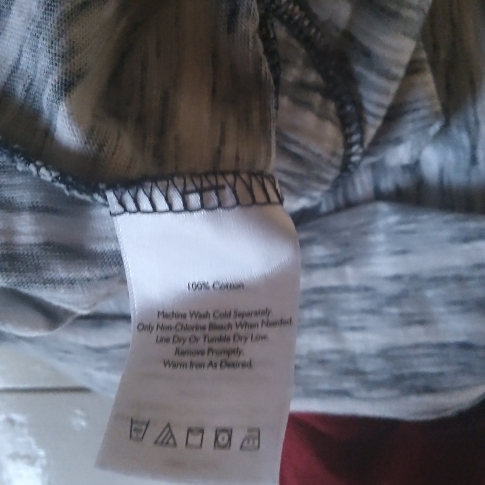 3/$15 Eddie Bauer Navy & White Striped Tee Shirt Dress Size Small - Picture 5 of 5
